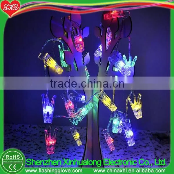 Flashing LED strip light LED peg