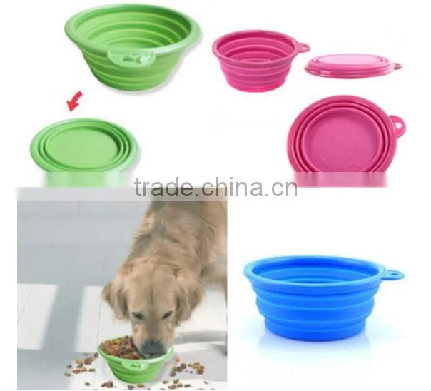 2014 newest silicone personalized dog bowl