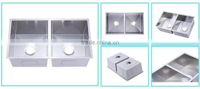 Rectangle undermount commercial stainless steel sink