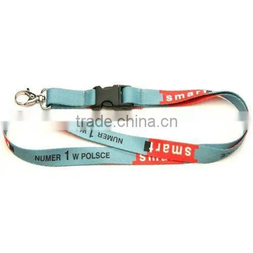 2015 wholesale new products china customized polyester lanyard