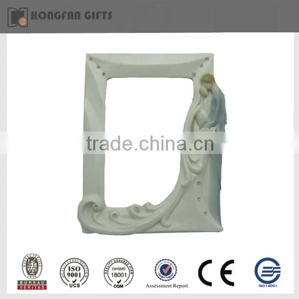 2016 new cheap porcelain wedding photoframe