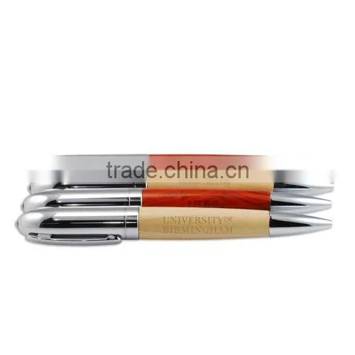 Engrave wooden pen usb sticks 16gb