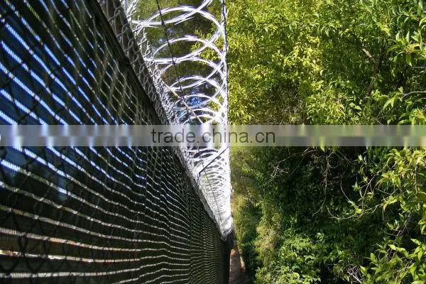 Hot dipped flat concertina razor wire barbed tape