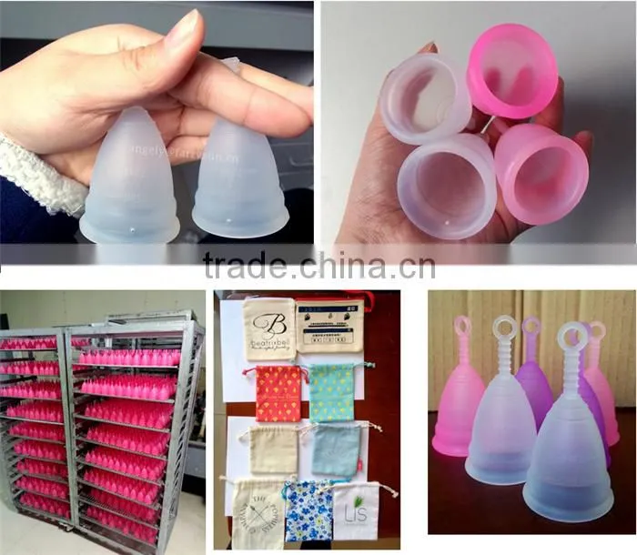OEM feminine hygiene platinum liquid silicone medical oem menstrual cup