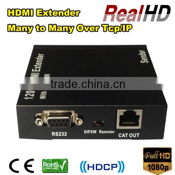 Over TCP/IP 120M HD MI Extender Many To Many
