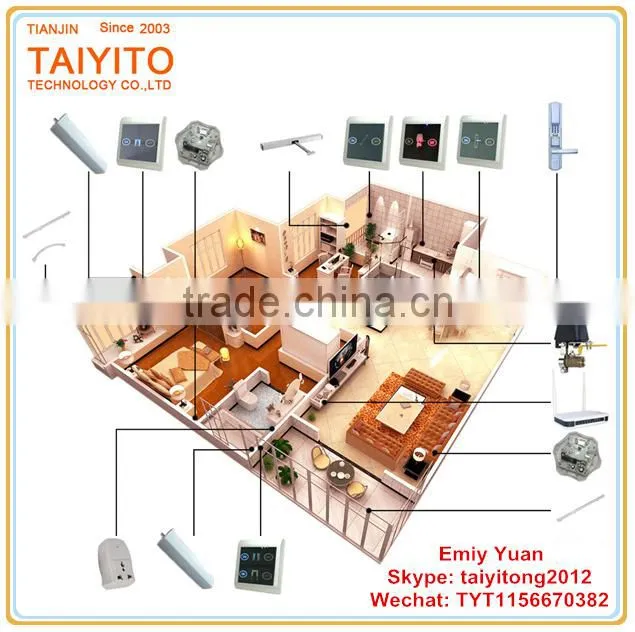 TAIYITO High quality colorful touch screen switch for smart home automation system