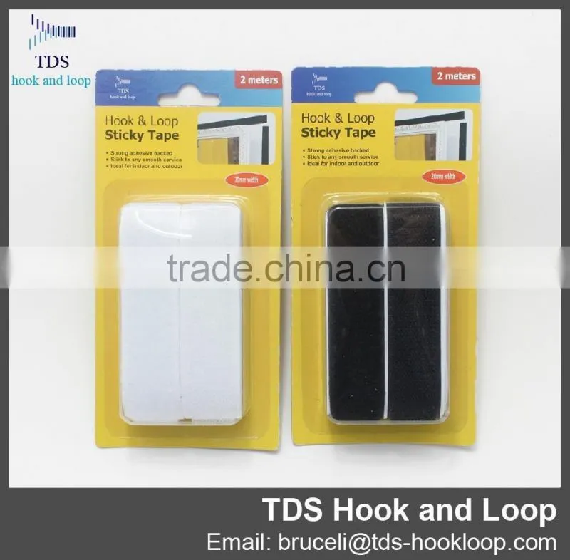 customized self adhesive hook and loop fastener tape