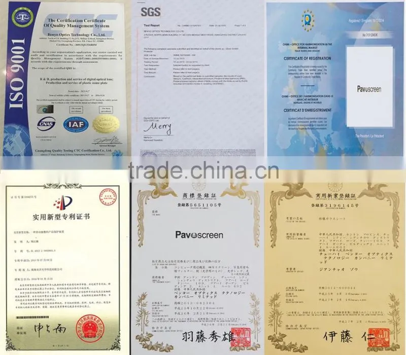 Pavoscreen Anti-glare 9H 2.5D Mobile Phone LCD monitor tempered Glass screen protector film for iPhone 6 mobile phone