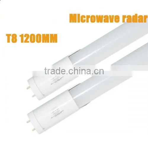 18W microwave t8 radar sensor led tube
