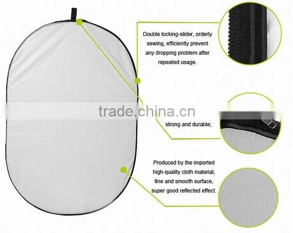 35 x 47 inch 5 in 1 Portable Photography Studio Multi Photo Collapsible Light Reflector Oval 90 x 120cm