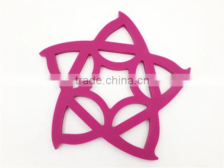 Top sell silicon foldable cup mat in tableware