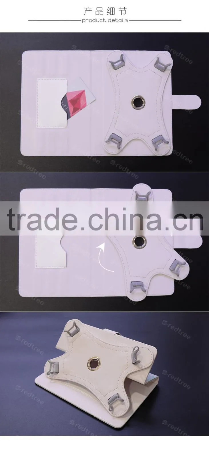 hot sale design print universal tablet cover with standing function