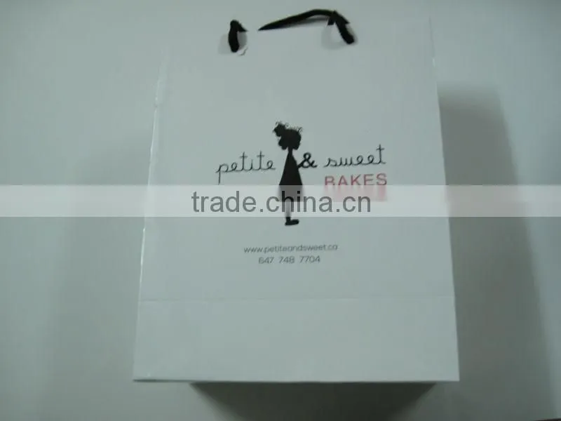 Elegant simple luxury high quality paper bags