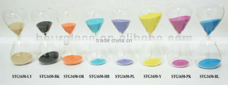 Glass sand timer, Hourglass, 3mins sand clock, Egg timer, Kitchen sand timer