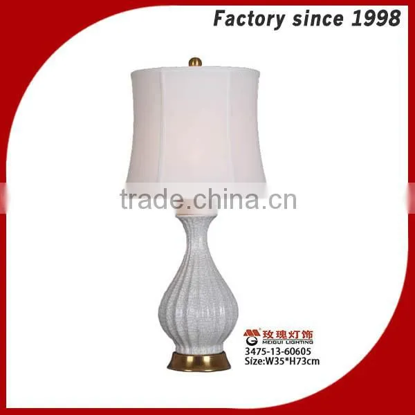 large pottery gorgeous table lamp