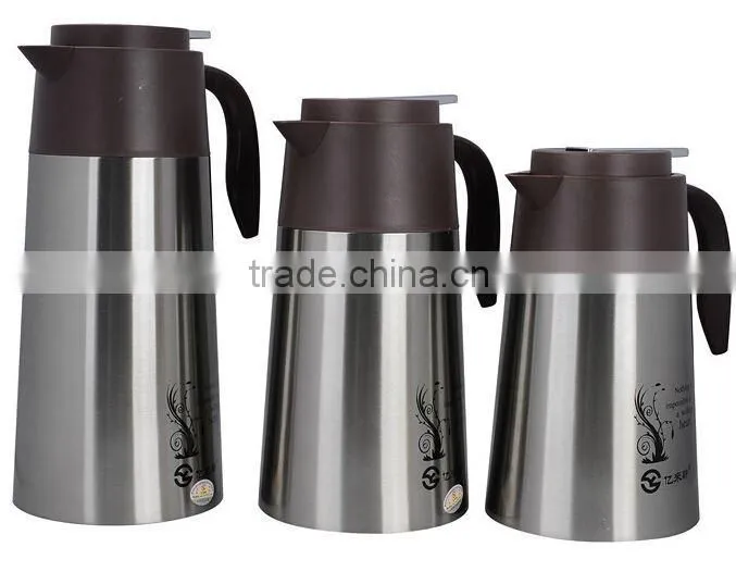 Stainless steel vacuum coffee pot, coffee mug hot new products for 2015