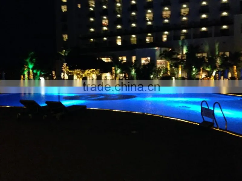 IP68 Low Voltage underwater fountain rgb led light 180