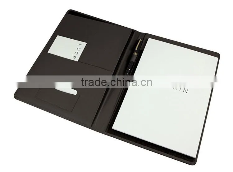 Faux Leather Portfolio, Handle Portfolio