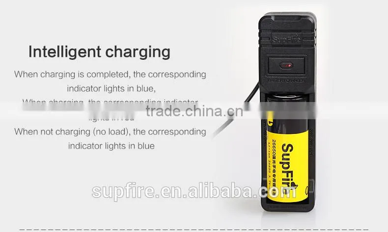 Newest 18650/16340/CR123A/26650 battery USB charger