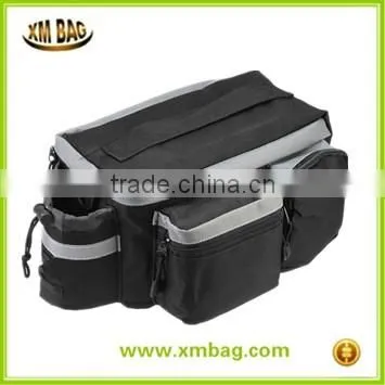 2016 China supplier multicolor bike tail waterproof bicycle bag, fitness bicycle saddle bag big storage