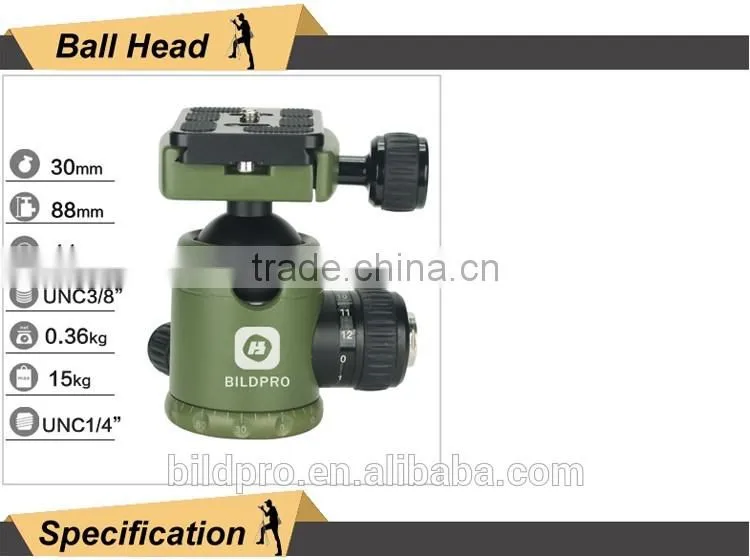 BILDPRO Tourism Tripod Camera Stand Professional Video Photography Stand