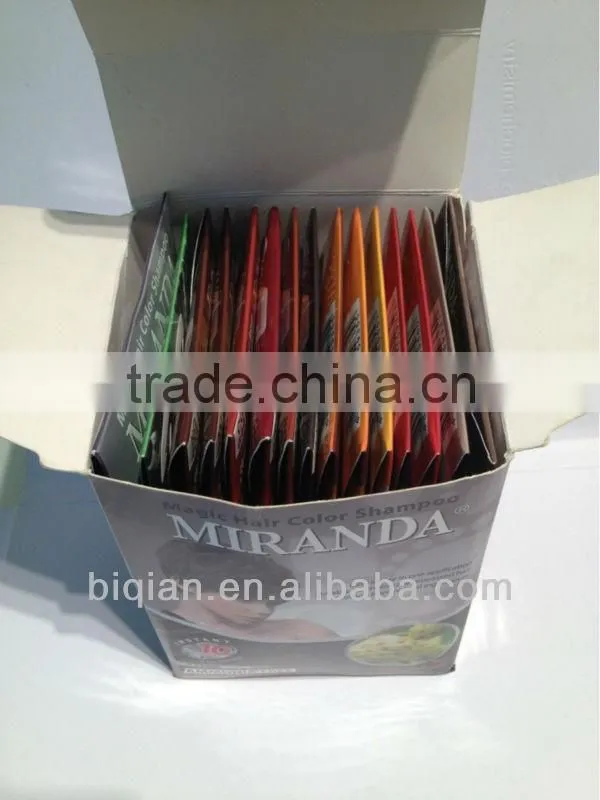Miranda Noni Extract Hair Color Shampoo / Hair Dye Colour Shampoo/Permanent Hair Dye Color For Women