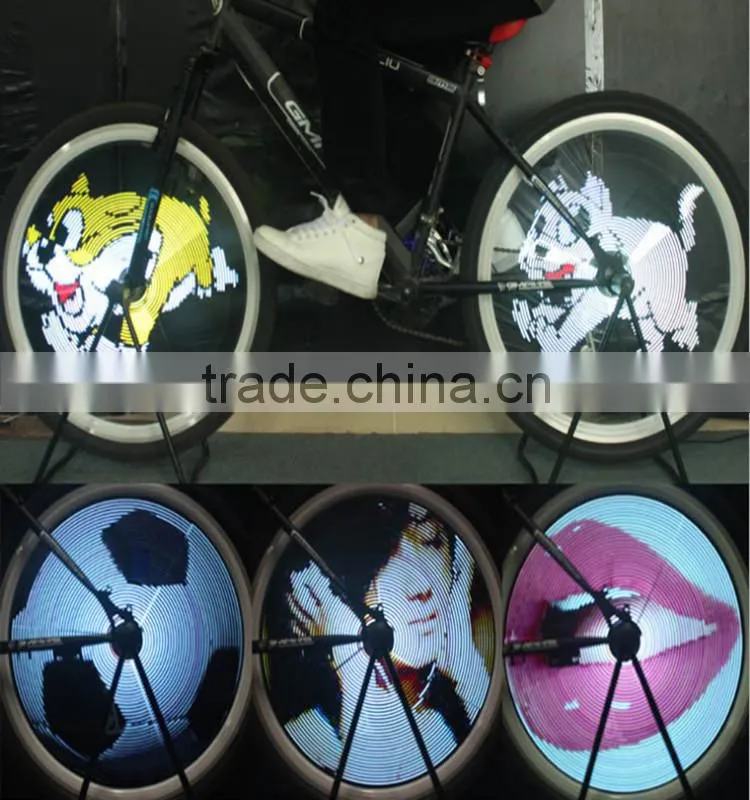 Bright Outdoor usage Colorful LED Bike Wheel Light
