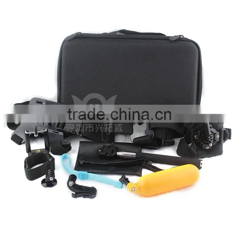 Wholesale XTW 12-in-1 Essential Camera Accessories Kit for GoPro HERO 2/3/3+/4/4 Session