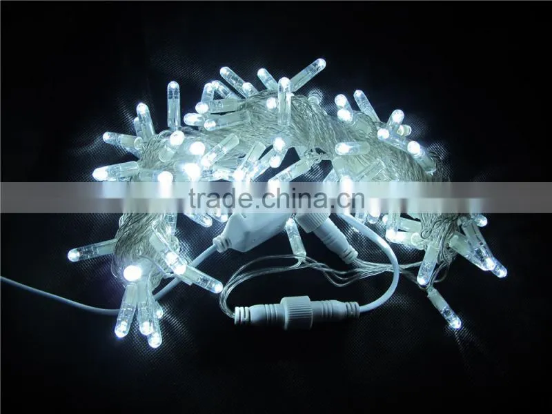 New product Yellow color led icicle light for christmas tree