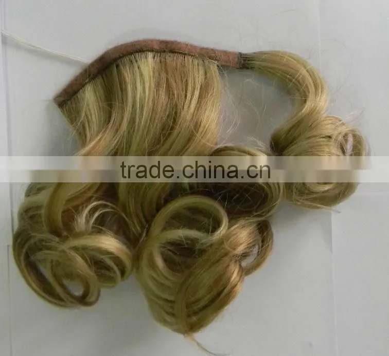 long curly pony tails hair extension