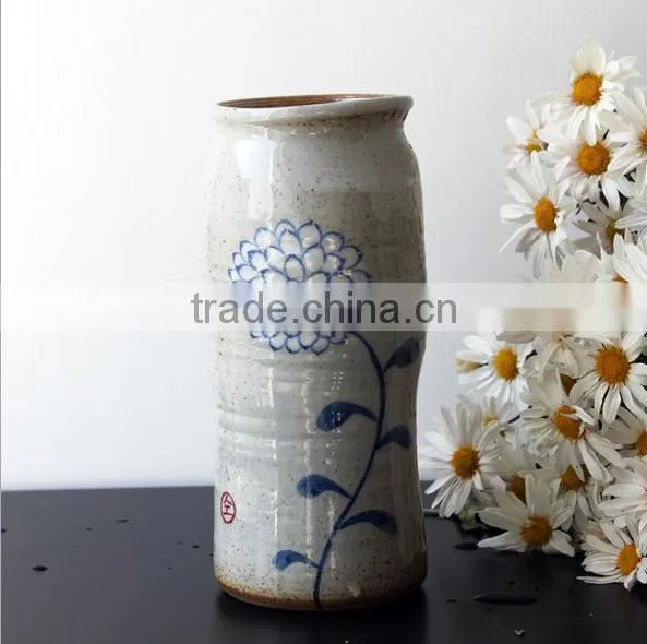 Jingdezhen Blue And White Floret Bottle Hand-Painted HY0013