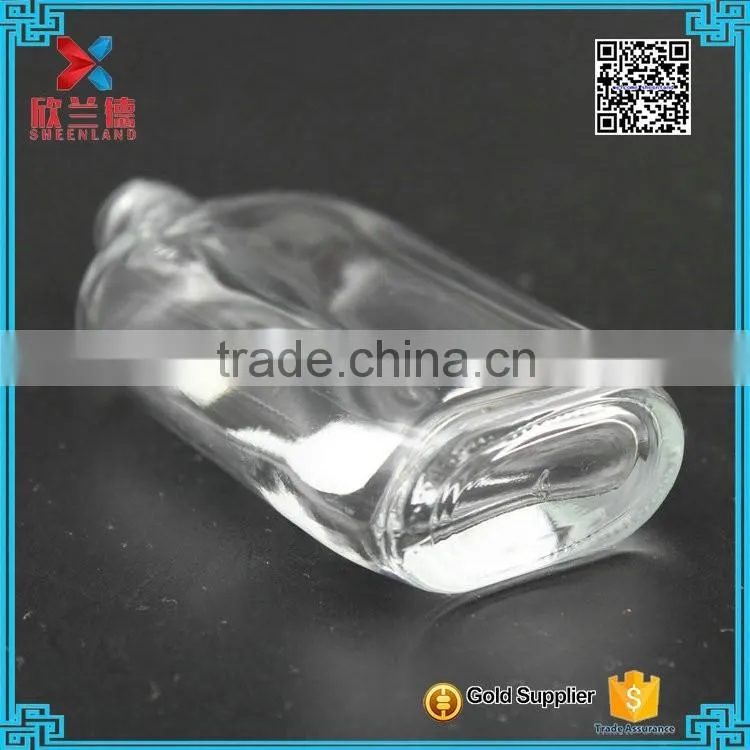 50ml small glass liquor wine bottle with lid wholesale