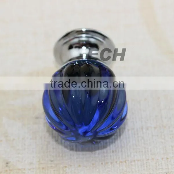 China Hotel & Home colored zinc alloy crystal drawer handles
