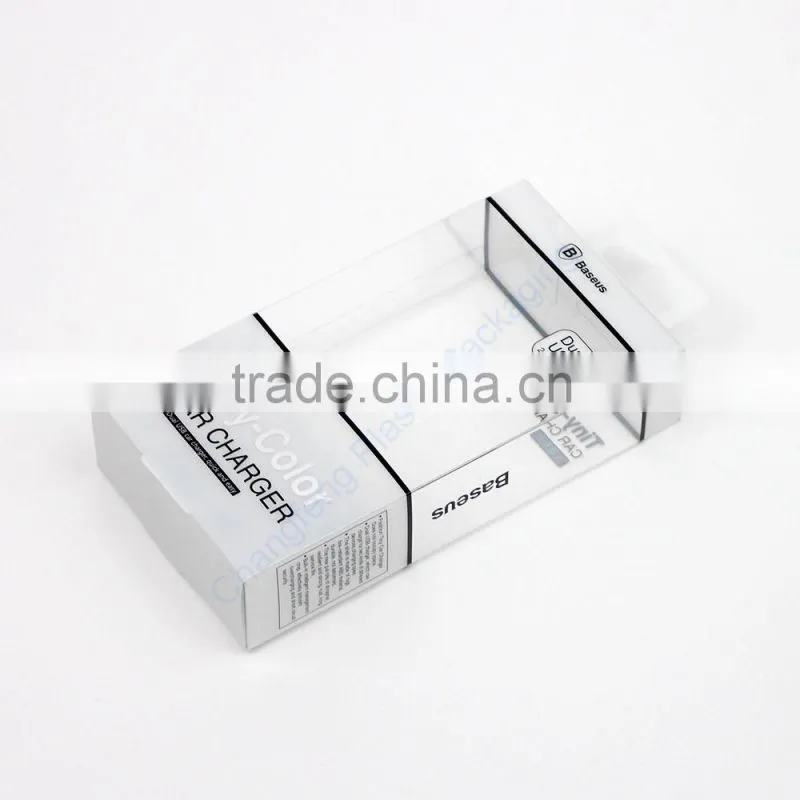 Factory direct clear plastic box for usb cable packaging