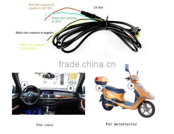 GPS Rastreamento with one year battery ET-01 with Free Tracking Platform
