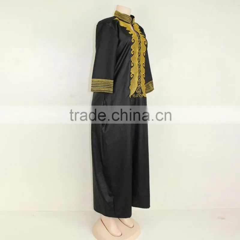 New arrival plus size clothing muslim unisex dress maxi dress 2016