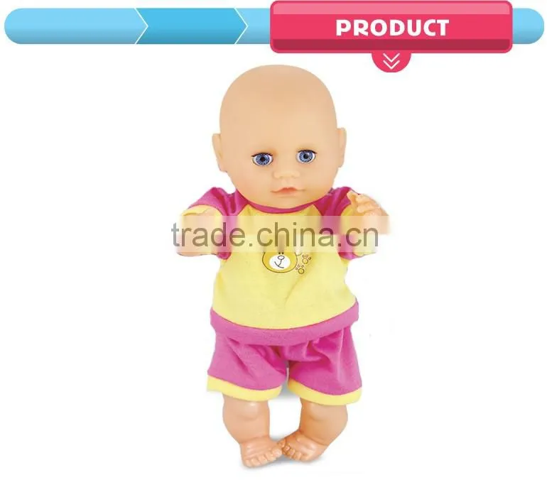 New design hot sale cheap 12 inch china baby alive doll with bed