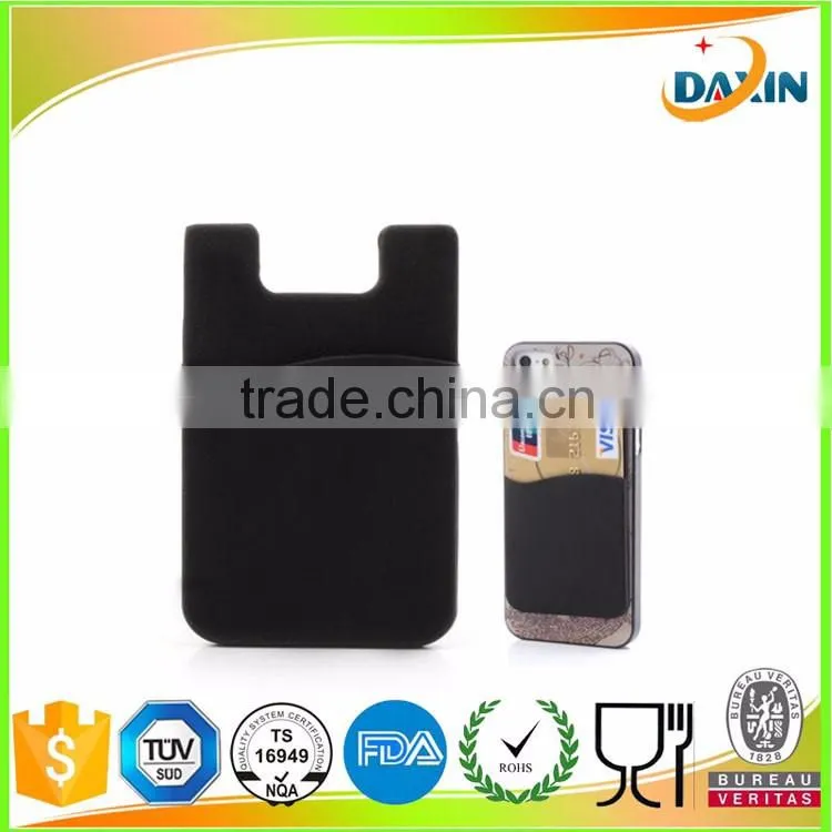 Best promotion gifts silicone phone sticker/phone card pocket