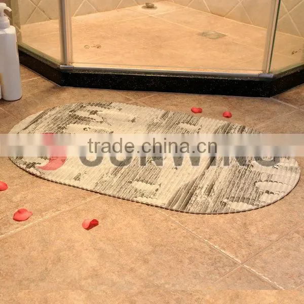 New Product Bathroom mat ! PVC Patchwork Anti-slip Bathroom mat