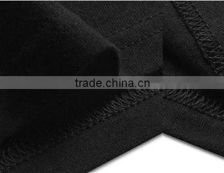 Black round collar Personality cotton T-shirt for boys fashion t shirt