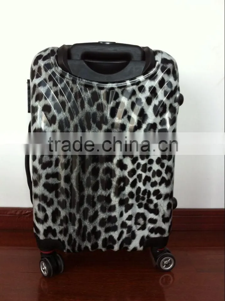 2014 new style Leopard-printed ABS&PC Travel Luggage
