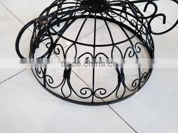 wrought iron flower pot stands