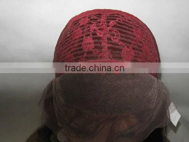 Instock Indian remy RED lace front wig