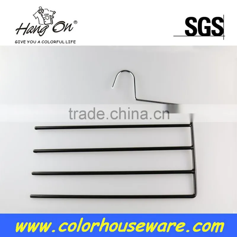 Chrome hook pvc coated metal hanger for towel
