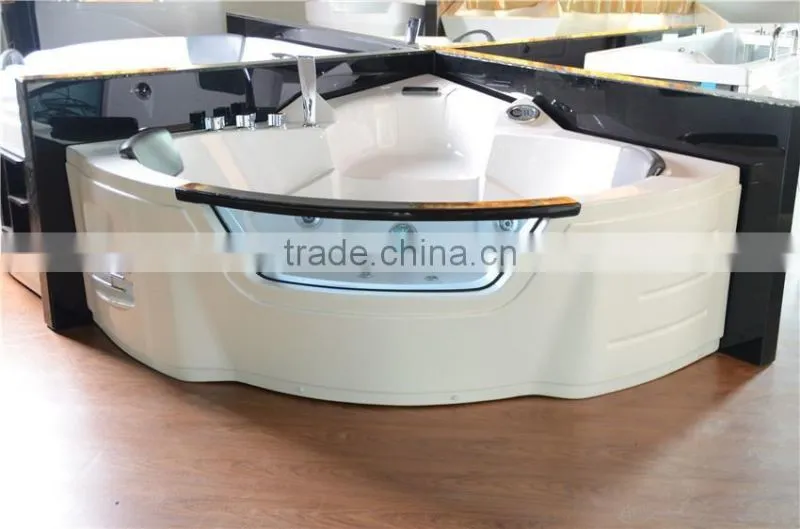 China bathtub manufacturer freestanding pedestal tub, bathtub for two, whirlpool tub canada