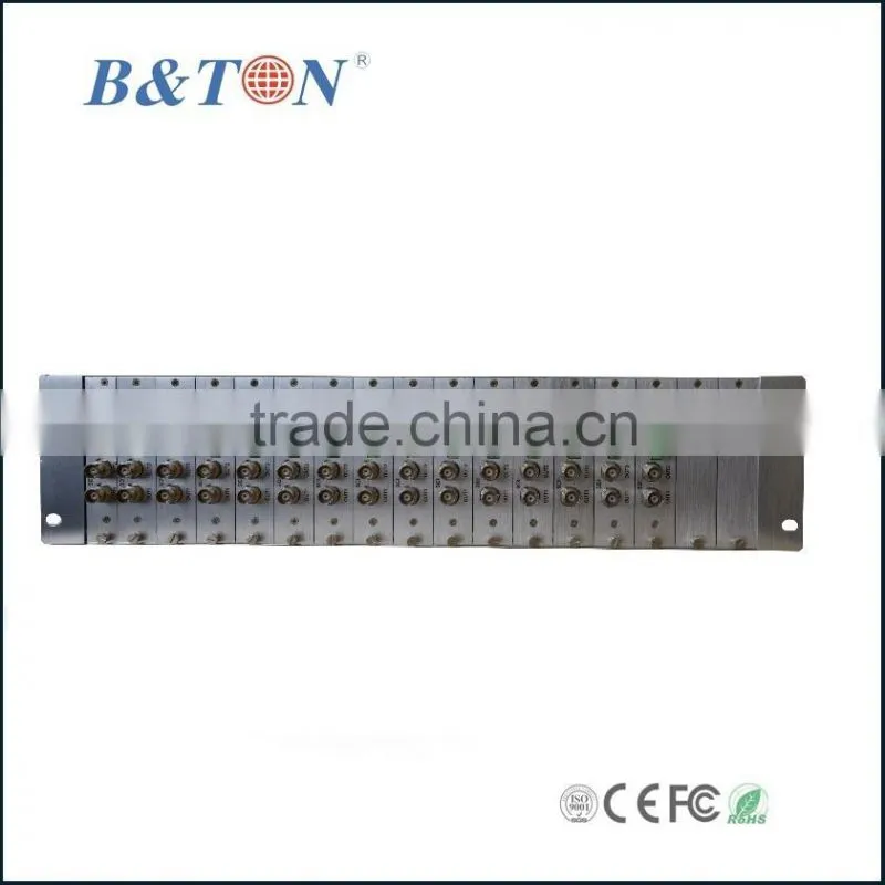 1/2/4/8ch HD-SDI fiber optical transmitter and receiver