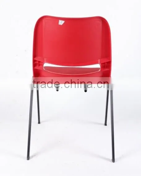 pp seat metal leg Stackable chair /school chair (1022A)