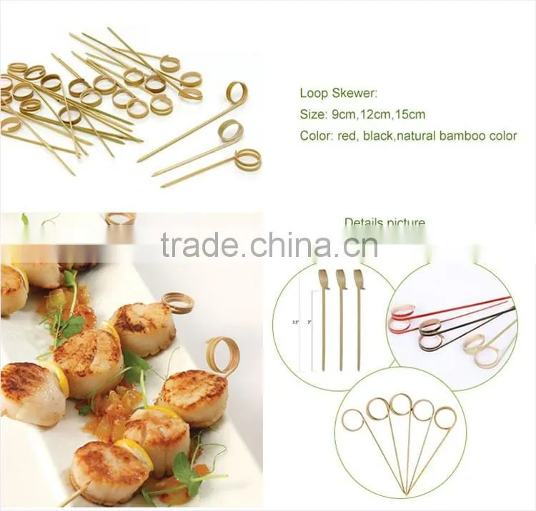 china price bbq ring bamboo skewer