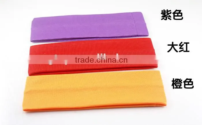 sweatband sport stretchy elastic headbands