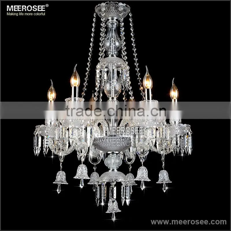 Crystal Foyer Chandelier Modern Foyer Lights Magnetic Crystals for Chandeliers MD2397 L6